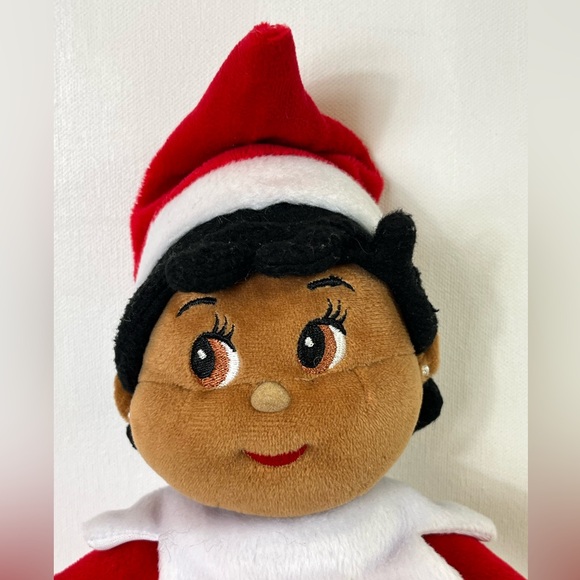 Elf on The Shelf Plush Pal Dark Skin Girl 14" Lumistella 2010 Christmas Doll - Picture 2 of 14